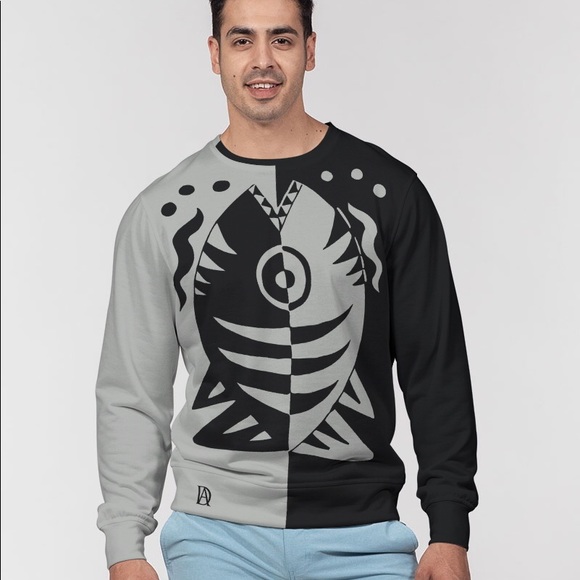 DeMarcus Alexan Here Fishy Pullover Sweater - Picture 3 of 3